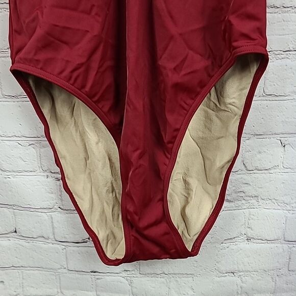 Victoria's Secret Plunge V Neck Low Open Back High Leg One Piece Bathing Suit - Picture 3 of 8